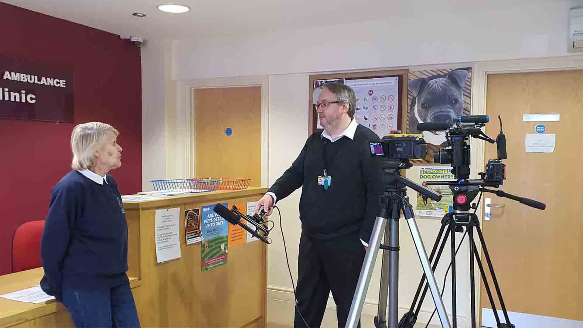 Michael Collins interviews Diana Lewis at the North Devon Animal Ambulance for Rebel Boy TV | RBTV